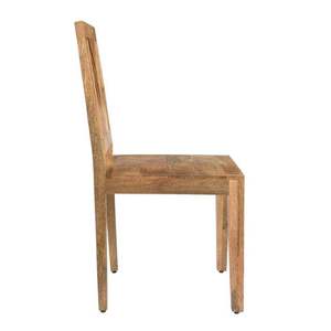 Handcrafted Solid Wood <b>Dining</b> <b>Chair</b> with Rustic Natural Finish Custom Wooden Restaurant <b>Chair</b> for Home <b>Dining</b> Room Cafe Use - Product Image 2