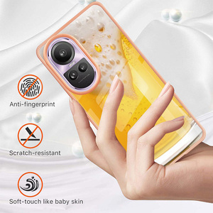 2023 bắt mắt mô hình điện thoại di động Trường hợp đối với A55 A54 cho RENO 10pro 5g chọn chất lượng cao mạ chống sốc Cover quay lại - Product Image 6