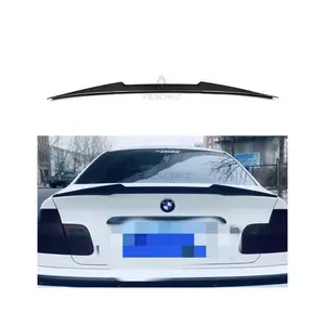 M4 STYLE CAR TRUNK WING REAR SPOILER CARBON FIBER FOR BMW 3 SER E46 SEDAN 1998-2006 AUTO BOOT LIP BACK TRUNK