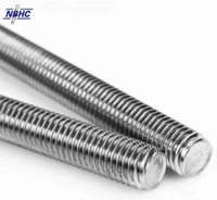 Fastener NBHC001TR Hot Sale SS304 A4 Thread Rod Full Thread Stud Bolt 3/8 5/16 Threaded Rod
