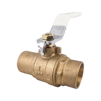 Robinet à boisseau sphérique en laiton forgé à passage plein sans plomb 1/2"-4" NOVAFLOW OEM Usine Chine