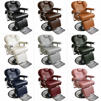 Fauteuil de Salon de Coiffure et Esthétique Tendance, Réglable en Hauteur, Luxe Léger, Rotatif, en Métal, Inclinable à Plat