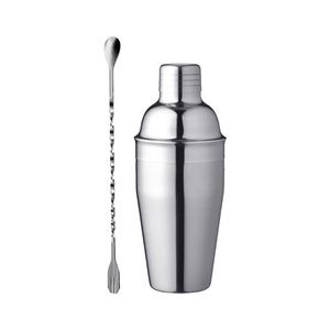 Kit de shaker à cocktail professionnel en plastique et acier inoxydable personnalisé en gros, imprimé, 550 ml, 600 ml, 700 ml - Product Image 1