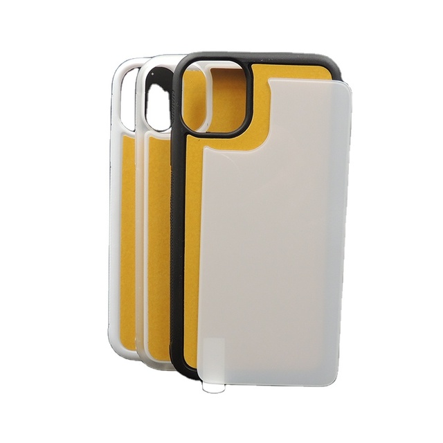 2D Sublimation Tempered Glass Phone case for IPhone11 TPU+PC Glass Sublimation Phone case for Iphone 11 Pro Max