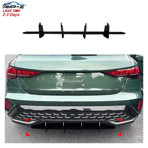 AMP-Z <span class=keywords><strong>A3</strong></span>กลอสสีดำเอบีเอสด้านหลังลิปดิฟฟิวเซอร์แยกสำหรับ <span class=keywords><strong>Audi</strong></span> <span class=keywords><strong>A3</strong></span> 8Y Sline <span class=keywords><strong>Sportback</strong></span> <span class=keywords><strong>2024</strong></span> + อุปกรณ์แต่งรถ - Product Image 1