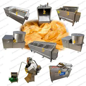 Profession elle Lösung voll automatische Maschine zur Herstellung von Kartoffel chips