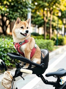 Siège pour chien et panier pour animaux de compagnie compatible avec le vélo pliable Xiao Bu, modèle YUYU-002S, pour les déplacements en voiture - Product Image 2