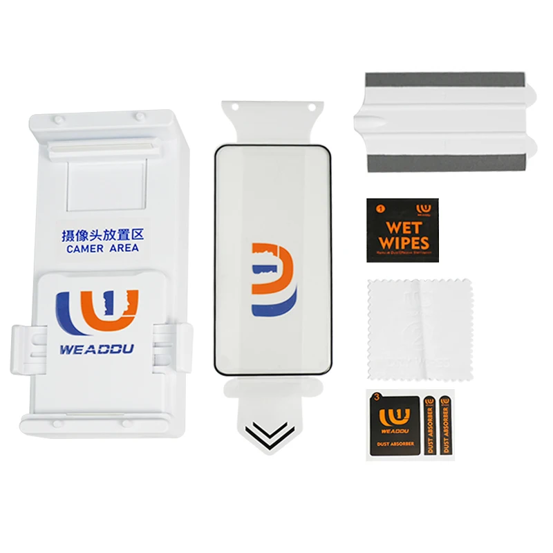 WEADDU New Arrival <strong>Screen</strong> <strong>Protector</strong> Installation Tool Precise Film 2 Seconds Quickly Apply Film Phone Positioning Tool