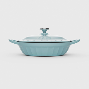 Ustensiles de cuisine en <span class=keywords><strong>fonte</strong></span> émaillée de 28cm Casserole peu profonde de fruits de mer Marmite à frire <span class=keywords><strong>pour</strong></span> la maison Restaurant Cuisine - Product Image 6