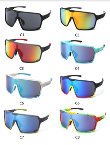 Gafas de Sol Deportivas con Logotipo Personalizado, Montura Grande TR90, Gafas de Ciclismo de Lujo con Protección UV400, Gafas de Béisbol y Ciclismo de Montaña para Exteriores - Product Image 1