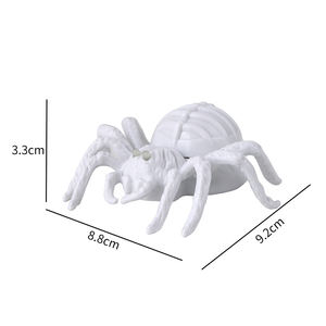 Veilleuse araignée rougeoyante à LED simulée pour décoration de fête d'Halloween Accessoire d'atmosphère de terreur - Product Image 4