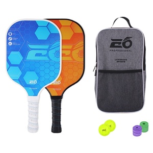 Paleta <span class=keywords><strong>de</strong></span> Pickleball Personalizada <span class=keywords><strong>de</strong></span> Fibra <span class=keywords><strong>de</strong></span> Carbono Profesional Ligera <span class=keywords><strong>de</strong></span> 14 mm con Pelotas <span class=keywords><strong>de</strong></span> Pickleball - Product Image 1
