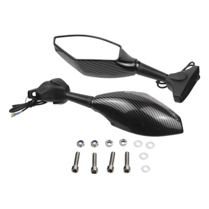 Nouveautés Rétroviseurs de <span class=keywords><strong>moto</strong></span> <span class=keywords><strong>avec</strong></span> <span class=keywords><strong>clignotants</strong></span> LED Matériel ABS Rétroviseurs indicateurs lumineux Rétroviseurs latéraux universels pour <span class=keywords><strong>moto</strong></span> - Product Image 1