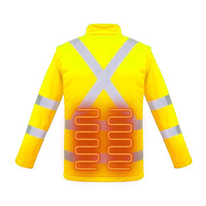 654 Hombres X Mark <span class=keywords><strong>chaqueta</strong></span> de seguridad reflectante Hi Vis Uniformes para hombres ropa de trabajo <span class=keywords><strong>chaqueta</strong></span> impermeable - Product Image 2