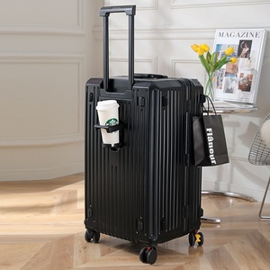 Valise à roulettes durable imperméable extra large de 32 pouces pour femmes avec 28 bagages de voyage épaissi Spinner Caster Drop Shipping - Product Image 6