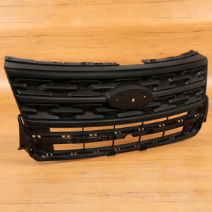 Pour <span class=keywords><strong>Ford</strong></span> <span class=keywords><strong>Explorer</strong></span> 2018-2019 Calandre supérieure de pare-chocs avant <span class=keywords><strong>noir</strong></span> ABS peint - Product Image 5