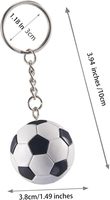 Porte-clés vintage de football de dessin animé pour la Fête des Pères 2026 - Cadeau personnalisé pour hommes, femmes, garçons et filles