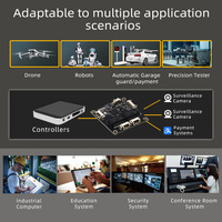 YINUO-LINK YN-S10402 UAV 38*38mm Mini Ethernet Switch Module MX1.25 Connecteur Plug and Play Network Switch Carte Mère