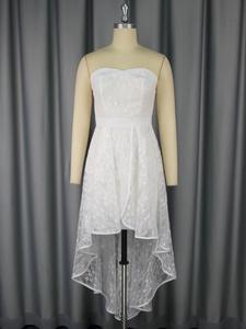 <span class=keywords><strong>Robe</strong></span> de mariée en dentelle blanche, coupe trapèze asymétrique, élégante, pour <span class=keywords><strong>demoiselle</strong></span> <span class=keywords><strong>d</strong></span>'<span class=keywords><strong>honneur</strong></span> - Product Image 4