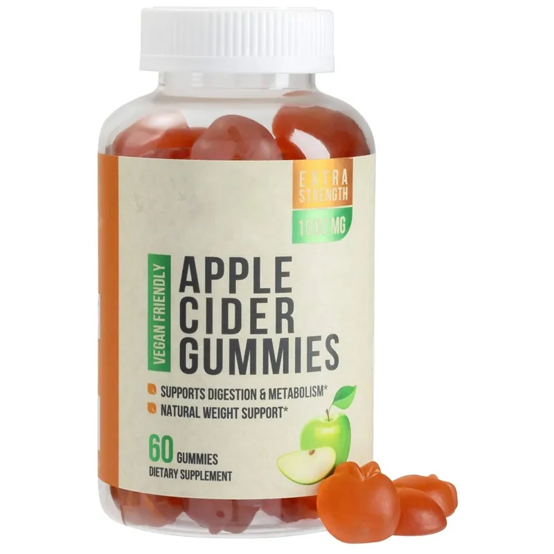 2022 뜨거운 낮은 설탕 비타민 개인 상표 거미 빈거 Gummies Gummi 사과 사이다 식초 다이어트 무게