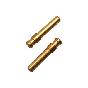 Custom-made Single Post Connector Pin Automatic Lathe Machined Brass Connecting Part Non-Standard Brass <strong>Fitting</strong> - Product Image 1