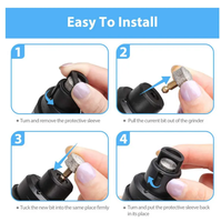Lime à ongles électrique rechargeable pour animaux de compagnie, silencieuse et sûre pour le soin des chats et des chiens, outil de toilettage