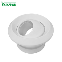 Diffuseur à jet pour système CVC, diffuseur à jet à bille en aluminium, diffuseur à jet à œil de bœuf, diffuseurs d'air