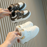 Baskets montantes décontractées pour enfants 2026, nouvelle collection printemps-automne, respirantes, légères, à fermeture Velcro, anti-choc