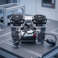 Bestseller Pompe à vide à piston sans huile 220V 130W pour l'extraction d'air dans les processus industriels
