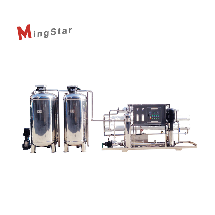 Компактная промышленная система обратного осмоса воды для производства бутилированной воды