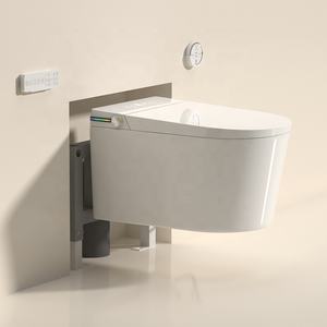 ชุดสุขภัณฑ์อัจฉริยะแบบแขวน<span class=keywords><strong>ผนัง</strong></span>พร้อมถังเก็บน้ำ ระบบชำระล้างอัตโนมัติด้วยเซ็นเซอร์เท้า - Product Image 2