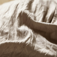 Literie égyptienne de couleur personnalisée, douce et écologique, couette à rayures en satin, ensemble de draps d'hôtel
