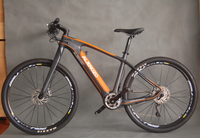 X-tiger — vélo électrique de vtt en fibre de carbone, bicyclette à disque xt