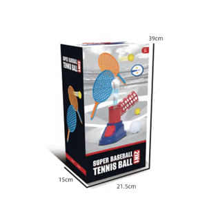 Kids Outdoor Pitcher Sports Training Padel Tennis Ball Launcher Machine <strong>Baseball</strong> <strong>Racket</strong> Toys Set <strong>Baseball</strong> Accessories for Boy - Product Image 4