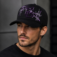 Gorras Snapback de 5 Paneles con Visera Curva Ajustable de Moda y Calidad Premium, Gorras de Béisbol con Bordado 3D Personalizado y Pedrería