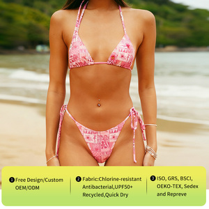 Bikini Sexy da Donna, Ultima Moda, Set Bikini Halter per Ragazze, Costume da Bagno, Abbigliamento da Spiaggia, Bikini Sexy - Product Image 1