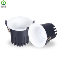 Spot LED encastré intelligent au design spécial, haute efficacité 7W 12W 15W, couleur chaude, sans cadre, haute luminosité