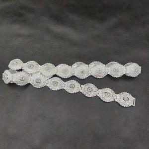 C Wholesale robe de mariée arabe personnalisée <span class=keywords><strong>ceinture</strong></span> <span class=keywords><strong>en</strong></span> <span class=keywords><strong>or</strong></span> exquise pleine longueur réglable strass <span class=keywords><strong>ceinture</strong></span> <span class=keywords><strong>marocaine</strong></span> - Product Image 4