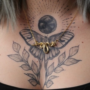 Collar de Moda con Colgante en Forma de Serpiente de Cobre, Cadena de Eslabones para Hombres y Mujeres, Ideal para Aniversarios, Fiestas y Uso Diario - Product Image 2