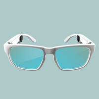 Nouvelles lunettes de soleil intelligentes à la mode casque sans fil haut-parleurs intégrés lunettes de soleil à conduction osseuse intelligentes pour l'aide-audition
