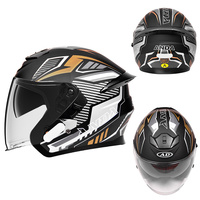 Vente chaude ABS demi-visage AD casque de moto avec double visière nouvel état pour les sports de plein air sécurité usine en gros