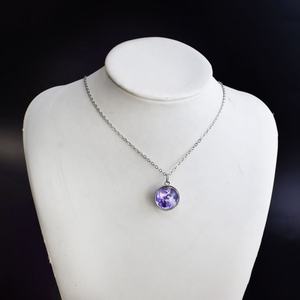 <span class=keywords><strong>Sistema</strong></span> <span class=keywords><strong>Solar</strong></span> planeta plateado 20MM bola de cristal colgante joyería Luna tierra Júpiter <span class=keywords><strong>Mercurio</strong></span> Neptuno Vía Láctea hombres mujeres collar - Product Image 5