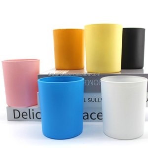 En Stock, Frascos de Vidrio para Velas de 7oz y 10oz, Vacíos, con Etiqueta Personalizada, Logotipo Personalizado, Resistentes al Calor, Acabado Mate, con Tapas, para Decoración del Hogar - Product Image 4