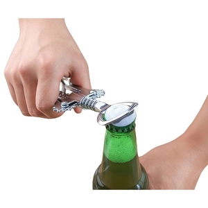 HXY <span class=keywords><strong>ที่</strong></span><span class=keywords><strong>เปิด</strong></span>ขวด<span class=keywords><strong>ไวน์</strong></span>อเนกประสงค์ขนาด120กรัมอุปกรณ์ที่ใช้ในครัวเรือนทำจากสังกะสีเป็นของขวัญแกะสลัก - Product Image 3