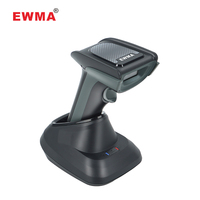 Pemindai Kode QR 2D Nirkabel Genggam EWMA DS220BT untuk Inventaris Logistik, Pembaca Kode Bar & Kode QR