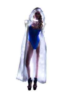 เสื้อโ<span class=keywords><strong>ค</strong></span>้ทแขนกุดยาว<span class=keywords><strong>ส</strong></span>ำหรับผู้หญิงปรับแต่งได้มีฮู้ดขนสัตว์เทียมเรืองแสงมีรีโมท<span class=keywords><strong>ค</strong></span>อนโทรลบลูทูธสำหรับงานปา<span class=keywords><strong>ร์</strong></span>ตี้กลางคืน - Product Image 5