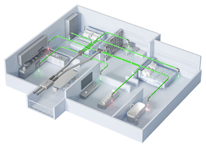 NOUVEAU DESIGN E-VIPO HRV Ventilation Résidentielle Maison ERV Ventilation <span class=keywords><strong>Double</strong></span> <span class=keywords><strong>Flux</strong></span> Plafond Système de Ventilation Domestique - Product Image 4