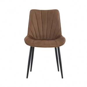 Sillas de tela de lujo modernas al por mayor, muebles de comedor para restaurante, cocina, gris y sofás, silla de terciopelo para sala de estar - Product Image 2