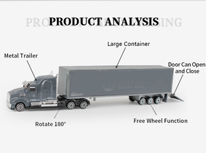 Logo personnalisé 1/58 roue libre moulé sous pression voiture véhicules coulissant métal <span class=keywords><strong>camion</strong></span> <span class=keywords><strong>de</strong></span> fret enfants Construction conteneur <span class=keywords><strong>camion</strong></span> jouet - Product Image 6