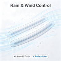Accesorios para Automóviles, Protector de Lluvia para Ventanas de Automóviles, para Sedán, SUV, Hatchback, Ajuste Universal, Deflector de Viento, Protector Antilluvia